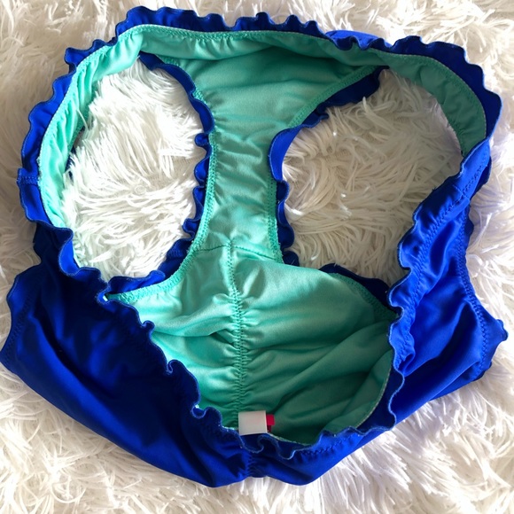 NEW VICTORIA SECRET CHEEKY RUFFLE BIKINI BOTTOM S - Picture 4 of 6